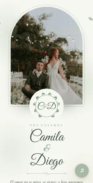 Portada del modelo Boda Jardín